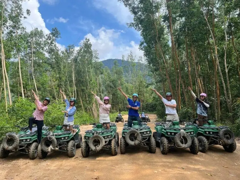 ATV trên đường địa hình gần Nha Trang